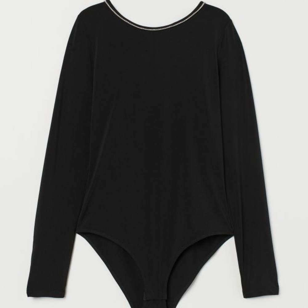 NWOT Rhinestone Bodysuit - Picture 1 of 4